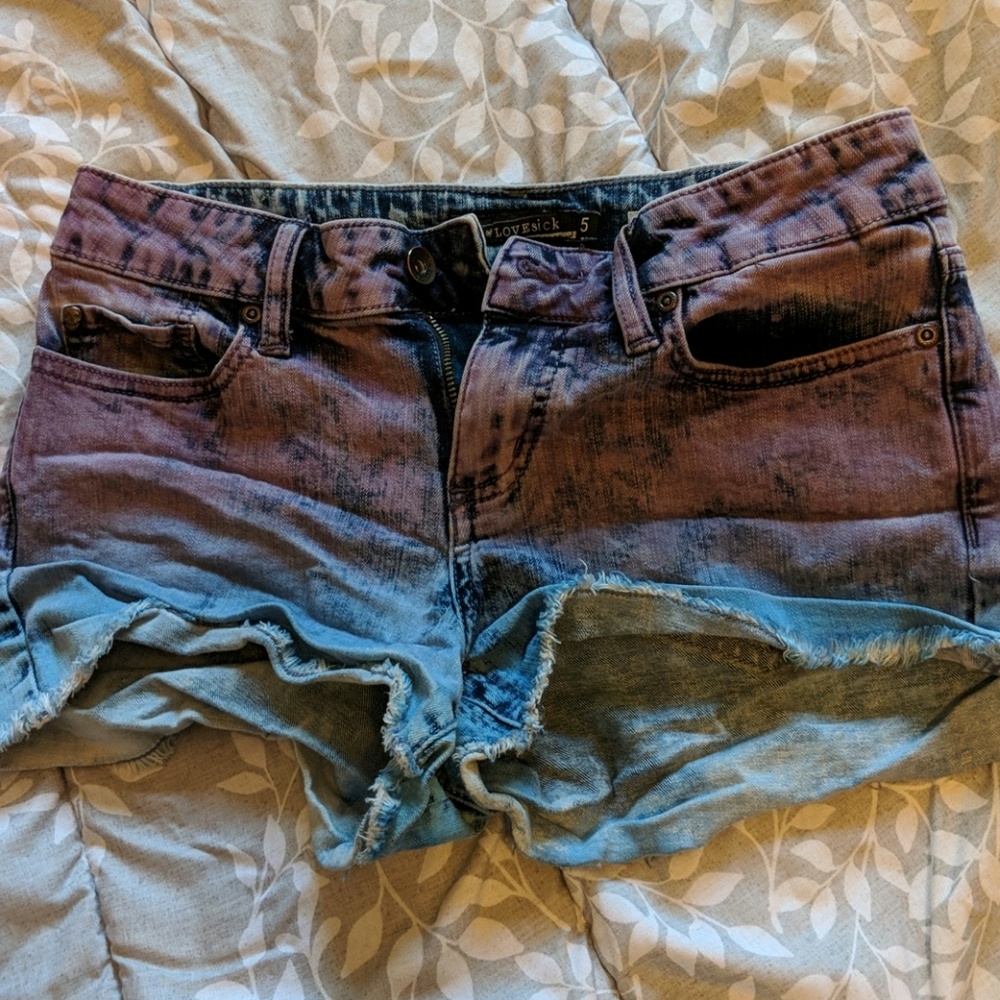 Low-rise multicolor short from Hot Topic